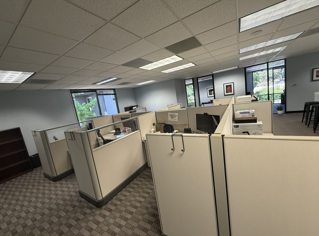 Cubicle workstations disassembled, relocated and reassembled by NCS